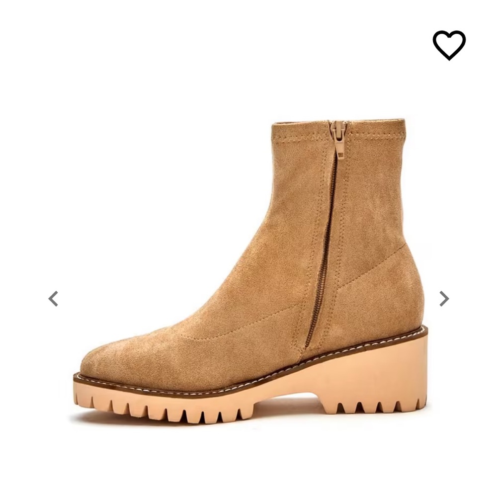 Suede Sock Bootie - image 3